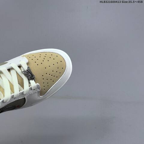 Nike SB Dunk Low CNY White Olive Beige Dark Brown Red EU 35 5-45 Skate Shoe - Unisex (BS-60763)