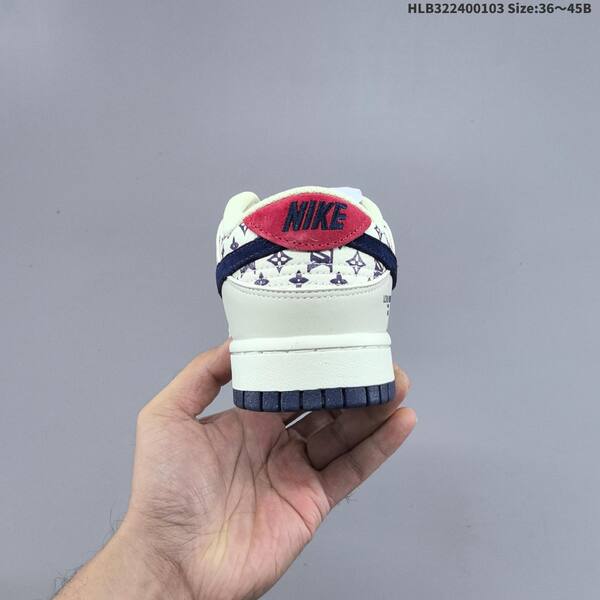 Nike SB Dunk Low off white navy red black EU 36-45 skate shoe