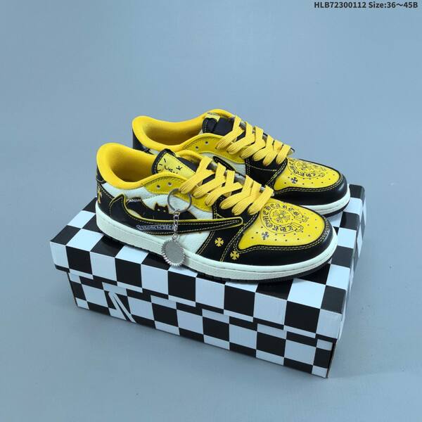 Jordan Air Jordan 1 Low x Travis Scott black/yellow/white and brown/white EU 36-45 casual