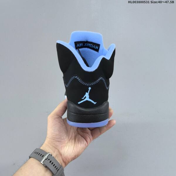 Jordan Air Jordan 5 Retro Black/University Blue/Silver EU 40~47.5 basketball