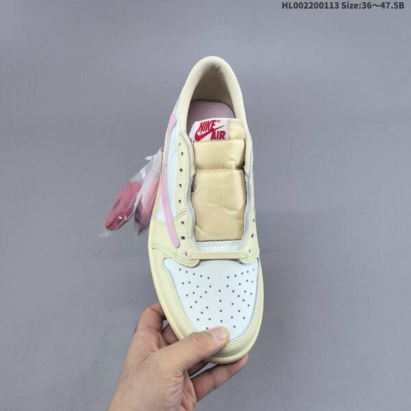 Nike Air Jordan 1 Low Travis Scott cream/white/pink 36~47.5 lifestyle