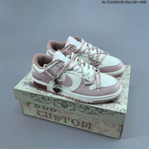 Nike Dunk Low Off White Brown EU 36-46 Skate Shoe - Unisex (BS-62102)