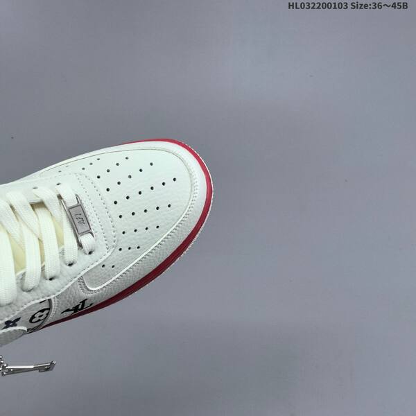 Nike Air Force 1 Low 07 off white red black navy EU 36-45 sneaker