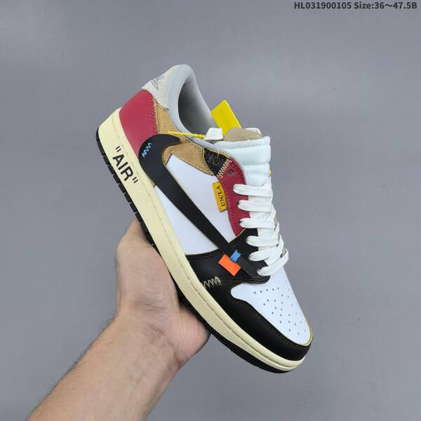 Jordan Air Jordan 1 Low x Travis Scott Reverse Mocha / white / black / blue / red 36~47.5 lifestyle