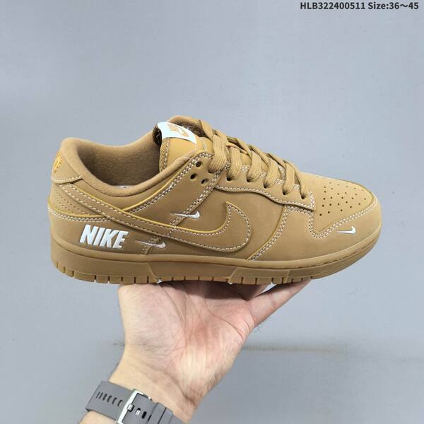 Nike SB Dunk Low Stussy brown beige white EU 36-45 skate shoe