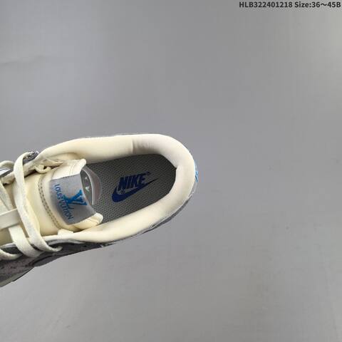 Nike SB Dunk Low Grey White Blue Cream EU 36-45 Skate Shoe - Unisex (BS-62589)