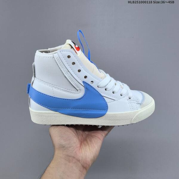 Nike Blazer Mid 77 Jumbo white light blue sail EU 36-45 skate shoe
