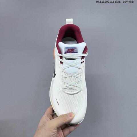 Nike Vomero Plus ReactX Air Zoom Sail Dark Brown Burgundy Orange Blue EU 36-45 Running Shoe - Unisex (BS-62037)