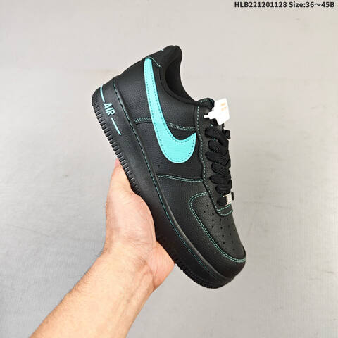 Nike Air Force 1 07 Black Blue EU 36-45 Sneaker - Unisex (BS-62988)