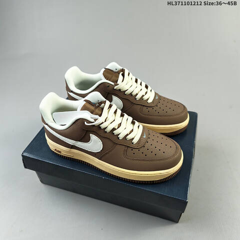 Nike Air Force 1 07 Brown Cream White EU 36-45 Sneaker - Unisex (BS-62751)