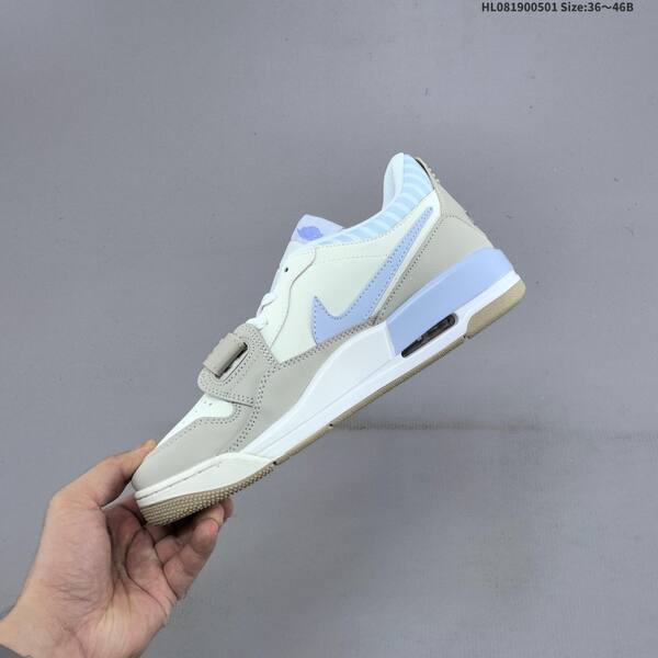 Jordan Legacy 312 Low white/light grey/pale blue EU 36-46 basketball