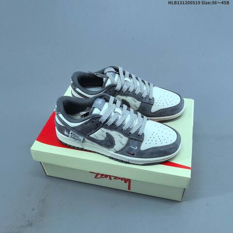 Nike Dunk SB Low Supreme Off White Grey Blue EU 36-45 Skate Shoe - Unisex (BS-60263)