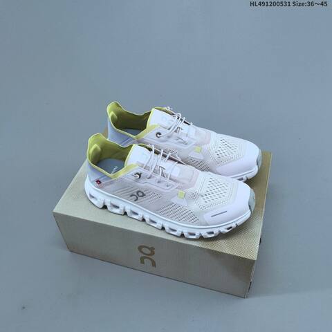 On Cloud 6 Coast White Lime Light Blue EU 36-45 Running Shoe Running Sneakers - Unisex BS-69507