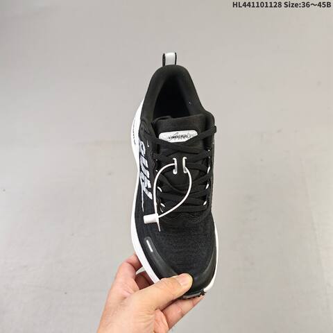 Nike Vomero Plus ReactX Air Zoom Black White Grey EU 36-45 Running Shoe - Unisex (BS-62977)