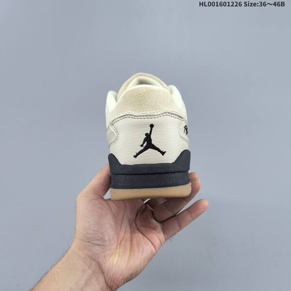 Jordan Flight Court Light beige/cream with black and gum EU 36-46 casual