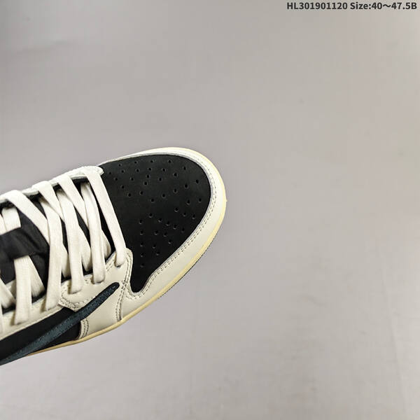 Nike Air Jordan 1 Low Travis Scott black/white/cream with blue accents 40~47.5 lifestyle