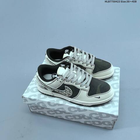 Nike Dunk SB Low Light Grey White Dark Grey Navy EU 36-45 Skate Shoe - Unisex (BS-60579)