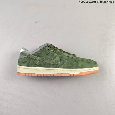 Nike SB Dunk Low Pro Sequoia Dark Green Grey White Black EU 36-46 Skate Shoe - Unisex (BS-62814)