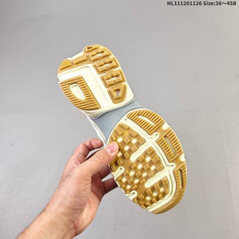 Nike V2K Run Off White Silver Pale Yellow Gum Brown EU 36-45 Running Shoe - Unisex (BS-63040)