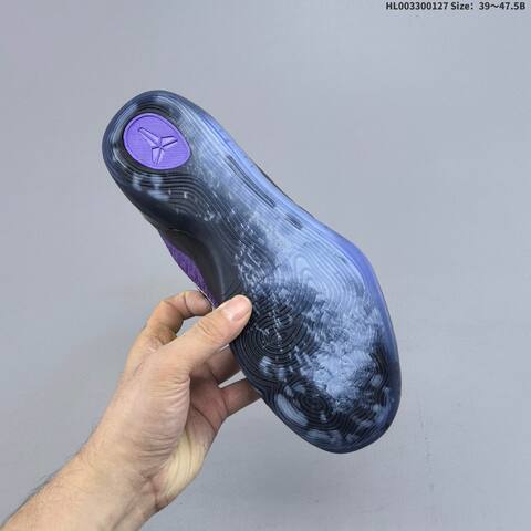 Nike Kobe 9 Elite Low Protro Moonwalker Purple Black Silver Blue EU 39-47 5 Basketball Shoe - Unisex (BS-61725)