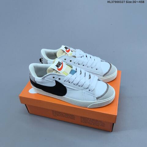 Nike Blazer Low 77 Jumbo White Brown Grey Sail EU 36-45 Skate Shoe - Unisex (BS-61110)