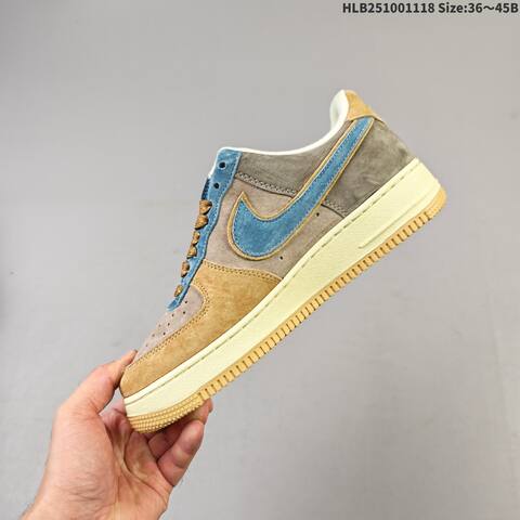 Nike Air Force 1 07 Light Gray Dark Gray White EU 36-45 Sneaker - Unisex (BS-63498)