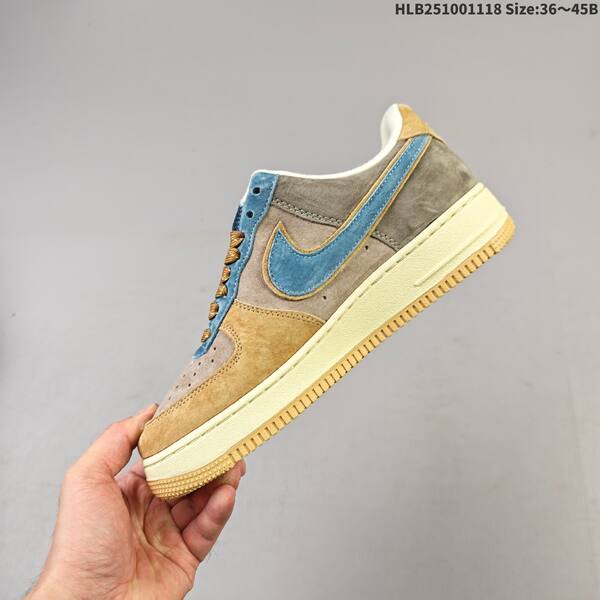 Nike Air Force 1 07 light gray dark gray white EU 36-45 sneaker