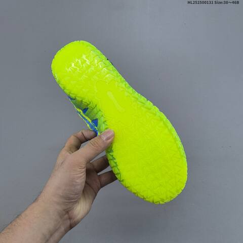 Nike ZoomX HF2794-015 Neon Yellow Blue Green Black EU 38-46 Basketball Shoe - Unisex (BS-61630)