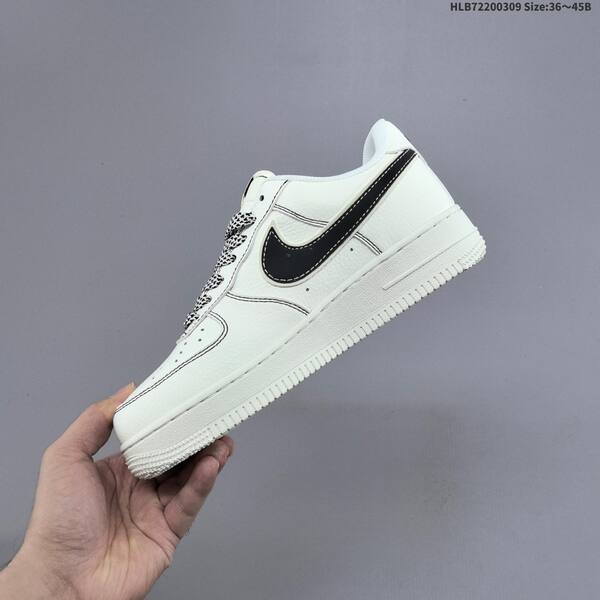 Nike Air Force 1 07 LV8 CS5288-090 off white black EU 36-45 sneaker
