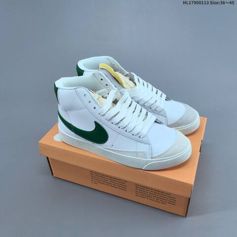 Nike Blazer Mid 77 VNTG White Blue Black Sail EU 36-45 Skate Shoe - Unisex (BS-62011)