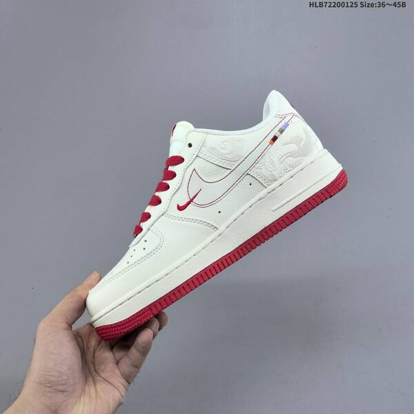 Nike Air Force 1 07 Low off white red EU 36-45 sneaker