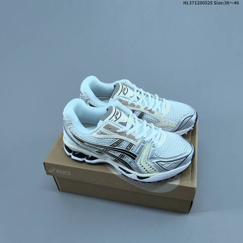 ASICS Gel-Kayano 14 Cream Silver Black EU 36-46 Running Shoe Running Sneakers - Unisex (BS-68795)