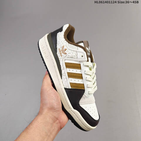 Adidas Forum Low White Black Cream Gum EU 36-45 Skate Shoe - Unisex (BS-65484)