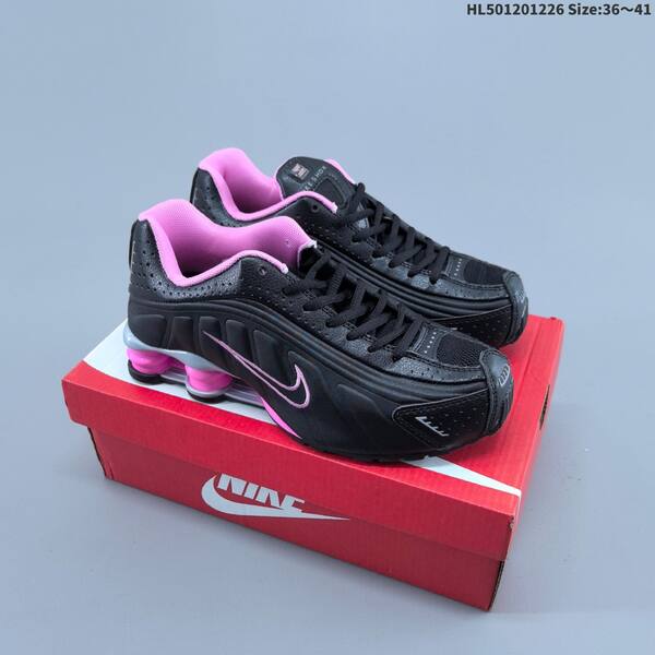 Nike Shox R4 AR3565 015 white rose gold pink black EU 36-41 running shoe