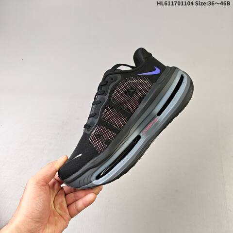 Nike Vomero Premium ReactX Air Zoom Black Purple Pink EU 36-46 Running Shoe - Unisex (BS-63924)