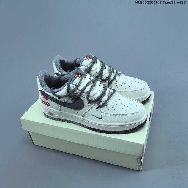 Nike Air Force 1 07 IQ1119 off white black grey red EU 36-45 sneaker