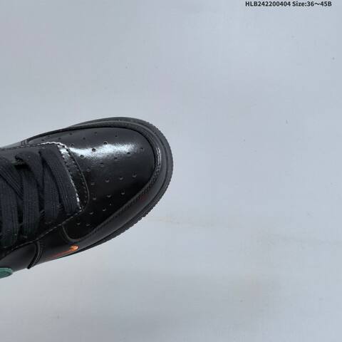 Nike Air Force 1 07 Low Black Green Orange EU 36-45 Sneaker - Unisex (BS-60938)