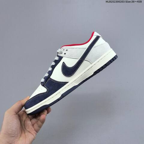 Nike Dunk SB Low Sail Navy Red White EU 36-45 Skate Shoe - Unisex (BS-61559)