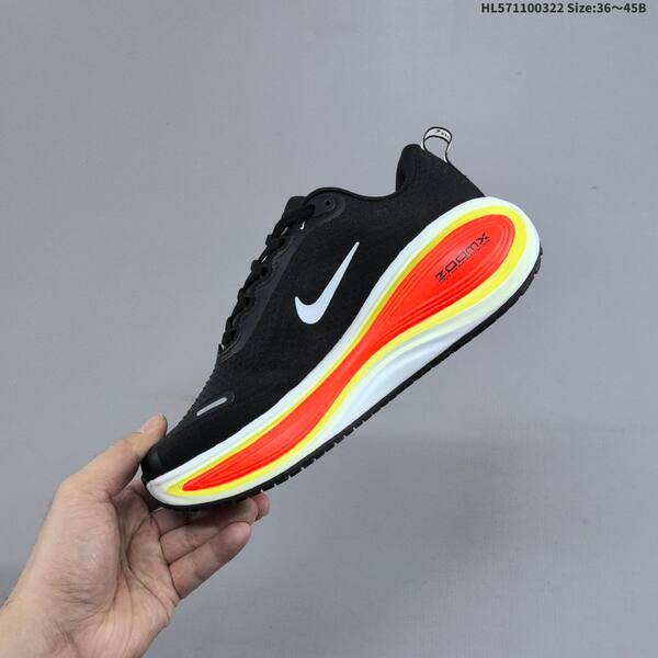 Nike Vomero Plus ReactX Air Zoom black white red yellow EU 36-45 running shoe