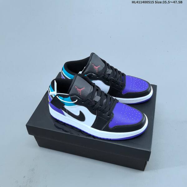 Jordan Air Jordan 1 Low Light British Tan / Black / Light Blue 35.5~47.5 lifestyle