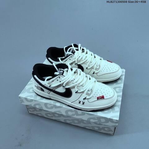 Nike Dunk SB Low Off White Black Navy Blue EU 36-45 Skate Shoe - Unisex (BS-60453)
