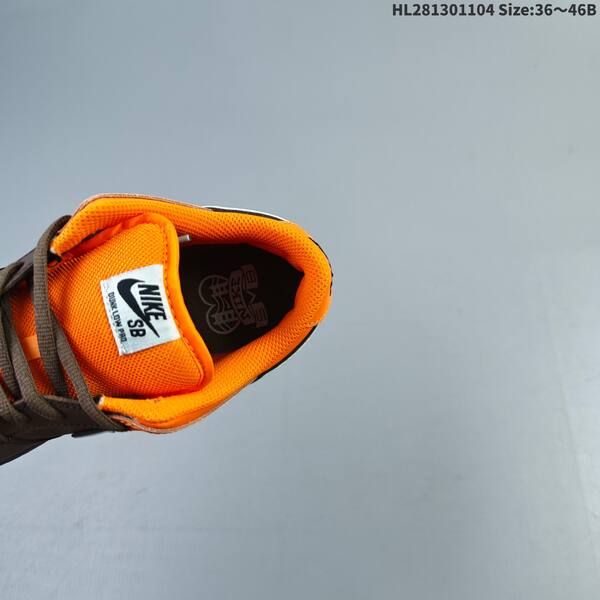 Nike SB Dunk Low Pro brown orange silver grey EU 36-46 skate shoe