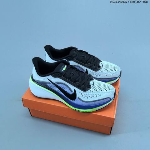 Nike Zoom Pegasus 42 Black Gray Mint White EU 36-45 Running Shoe - Unisex (BS-61109)