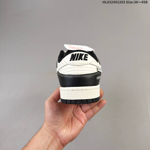 Nike SB Dunk Low Off White Black EU 36-45 Skate Shoe - Unisex (BS-62874)