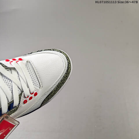 Jordan Air Jordan 3 Retro Silver Anniversary AIR JORDAN 3 1987 1988 35 MV Lifestyle - Women's (BS-67831)