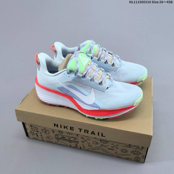 Nike ReactX Pegasus Trail 6 Black White Light Blue Red Green EU 36-45 trail shoe