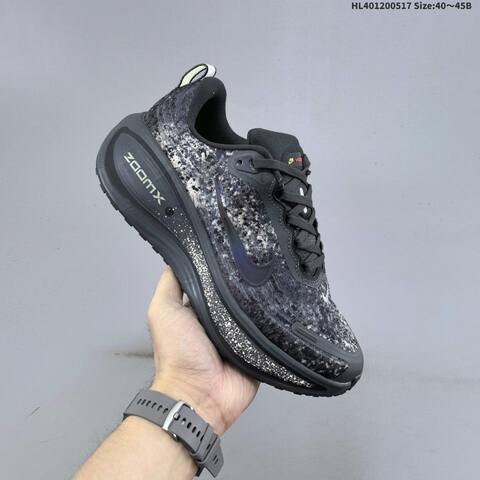Nike Vomero Plus ReactX Air Zoom Dark Grey Black White Neon Green EU 40-45 Running Shoe - Men's (BS-60301)