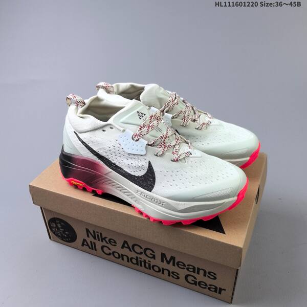 Nike ACG Zegama Trail 2 HV8113-002 triple black light grey black bright pink EU 36 45 trail shoe EU 36-45