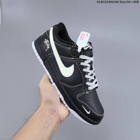 Nike Dunk Low Off White Grey Black Yellow EU 36-45 Skate Shoe - Unisex (BS-62133)