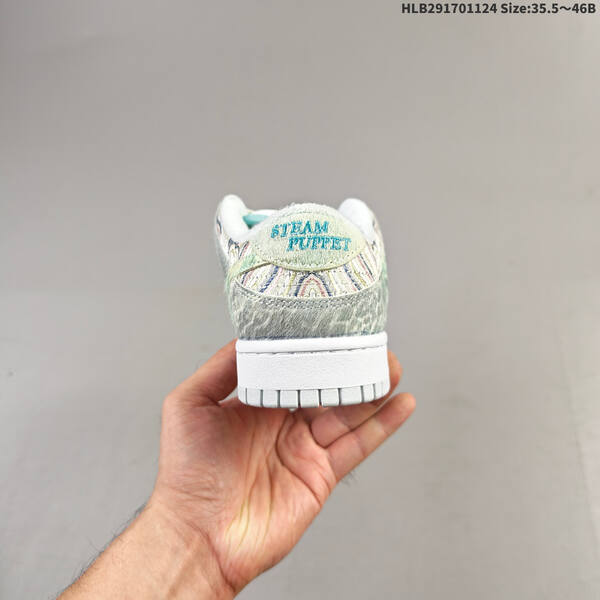 Nike SB Dunk Low light green white cream gray EU 35 5-46 skate shoe